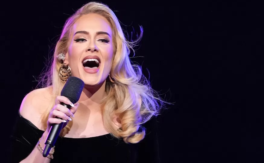 Adele has come to the defense of a fan who was forced to sit down during her show in Las Vegas