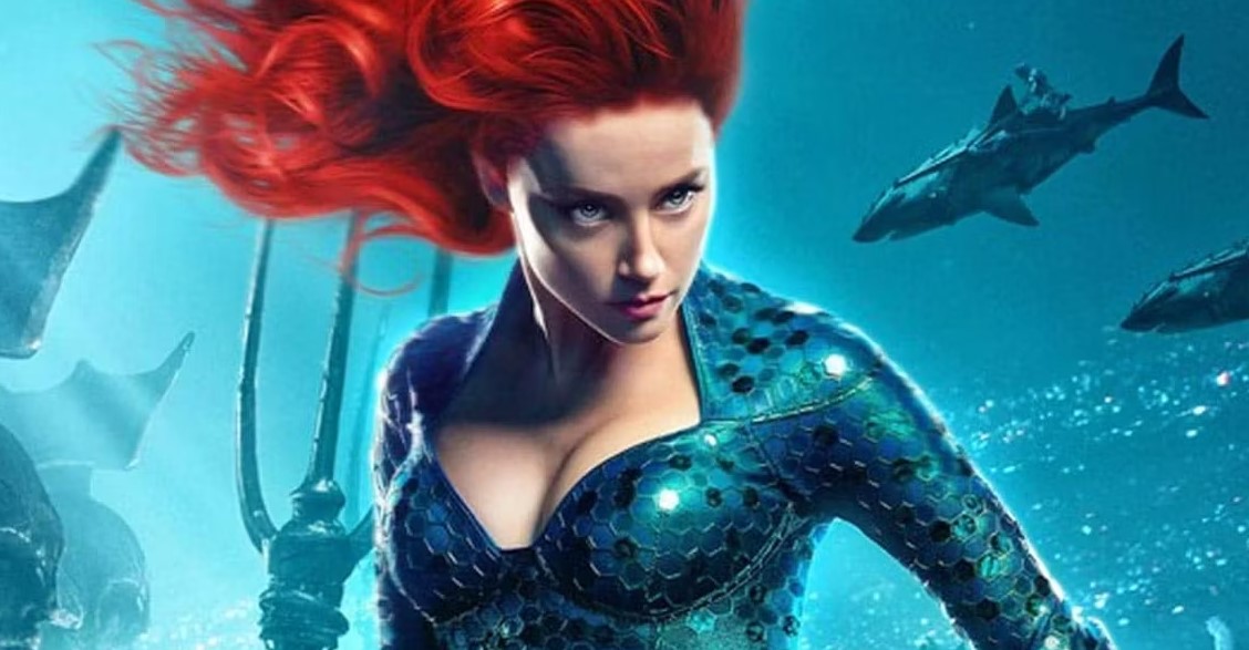Amber Heard’s Mera is featured prominently on Aquaman 2 merchandise despite having a little role in the film