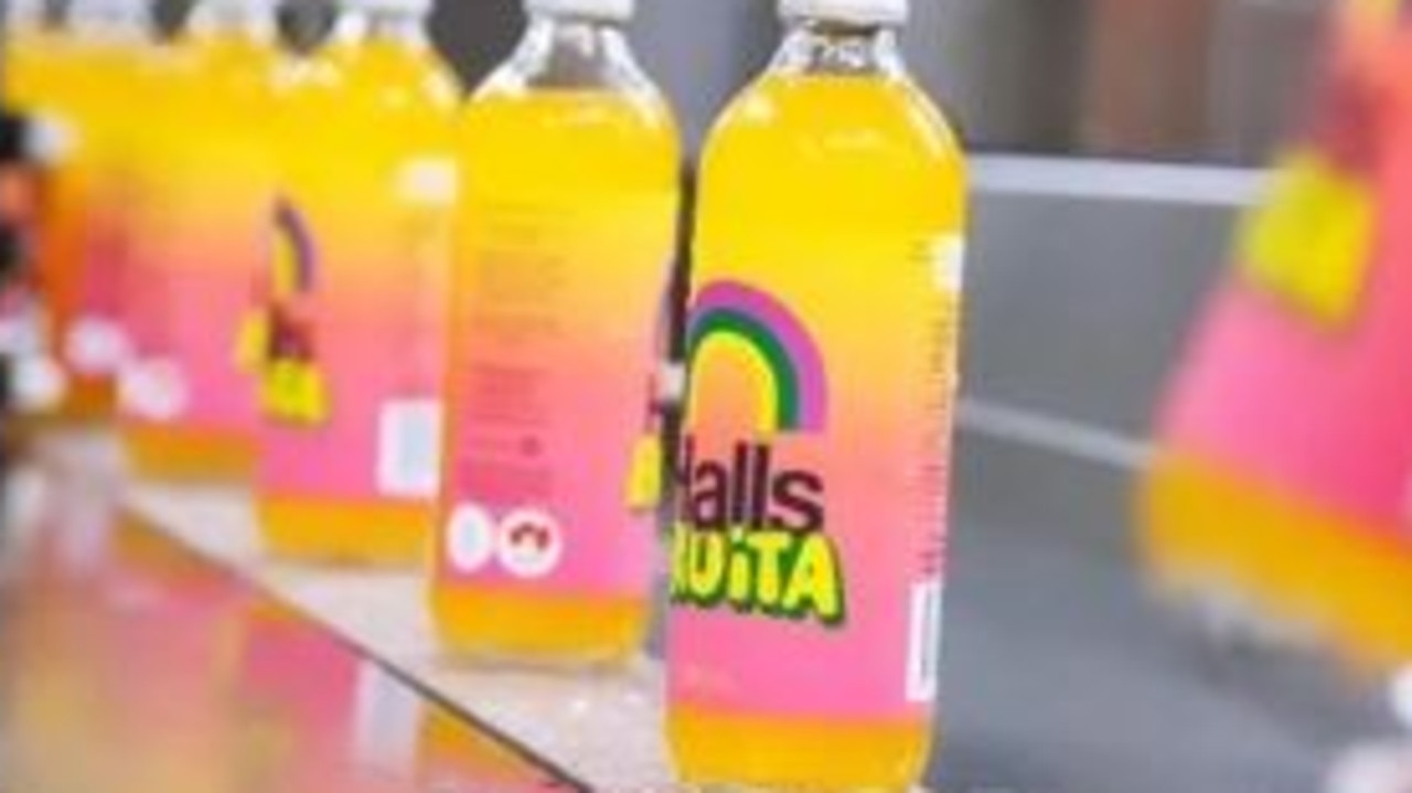 Halls mushy drinks, SA: Australian beverage again in manufacturing