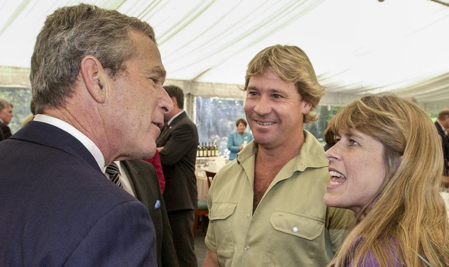Cupboard paperwork 2003: George W Bush’s temporary brush with Steve Irwin and Terri Irwin