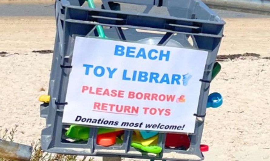 Aussies obsessive about seaside toy library popping up throughout the nation