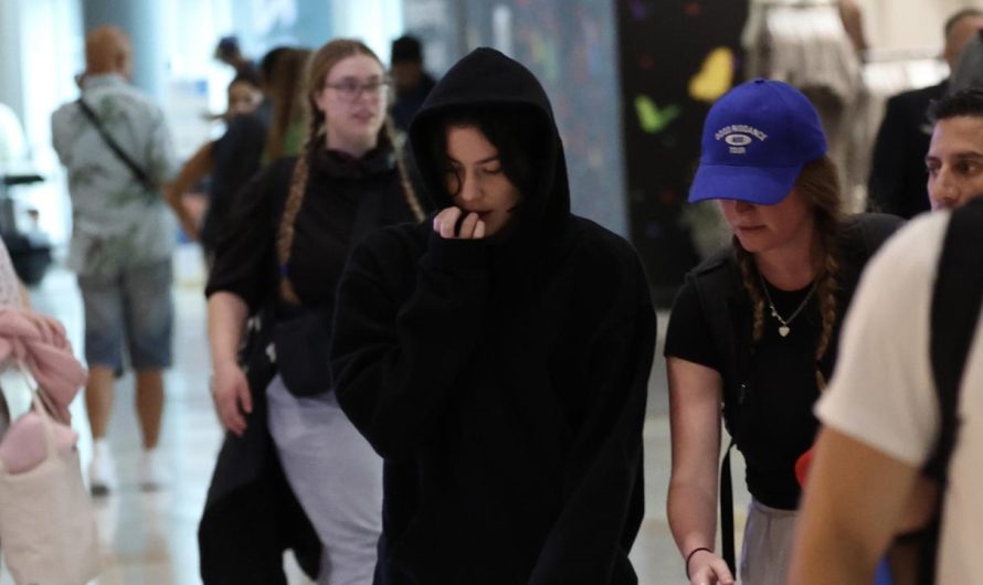 Singer Gracie Abrams has been noticed attempting to maintain a low profile at Sydney Airport
