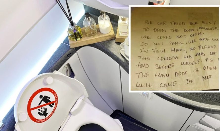 Passenger trapped in airplane lavatory for complete flight will get observe from attendant