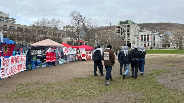 McGill says Professional-Palestinian protest encampment has tripled in measurement