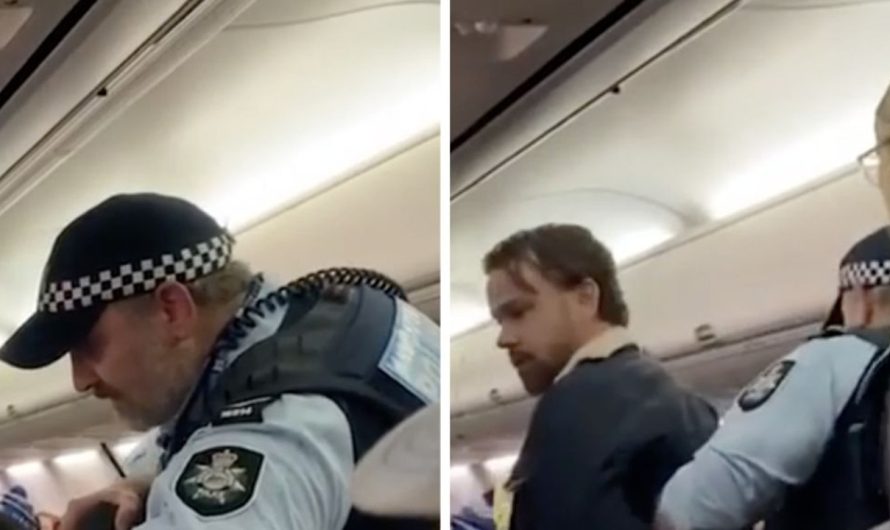 Virgin flight Melbourne Australia: Dramatic scenes as man arrested by AFP